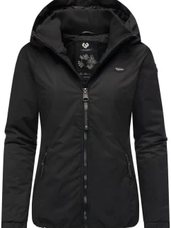 Ragwear Damen Winterjacke - Dizzie Winter in schwarz