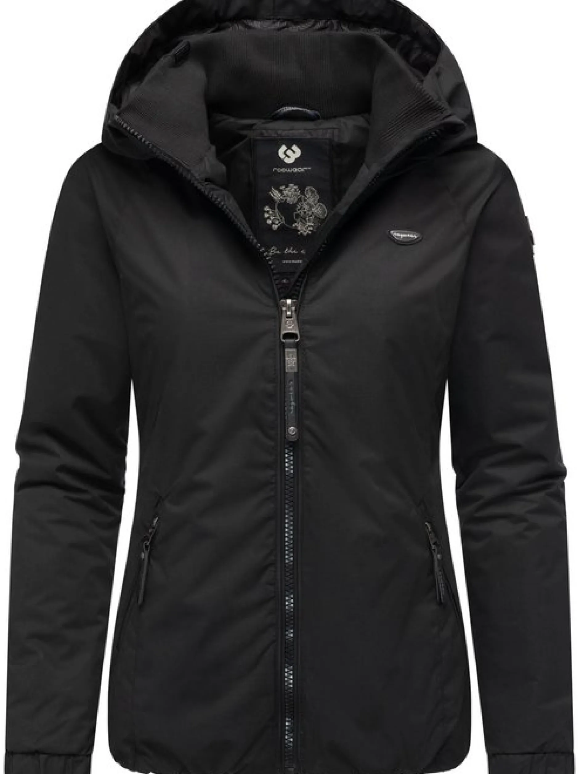 Ragwear Damen Winterjacke - Dizzie Winter in schwarz