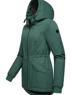 Ragwear Damen Winterjacke - Dowey Warm in grün