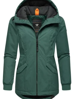 Ragwear Damen Winterjacke - Dowey Warm in grün