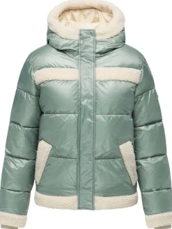 Ragwear Damen Winterjacke - Editah Shiny YOUMODO in schilf