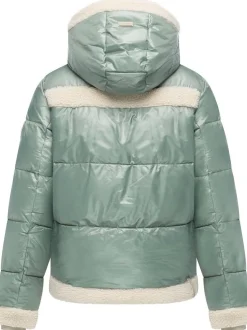 Ragwear Damen Winterjacke - Editah Shiny YOUMODO in schilf