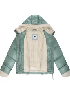 Ragwear Damen Winterjacke - Editah Shiny YOUMODO in schilf