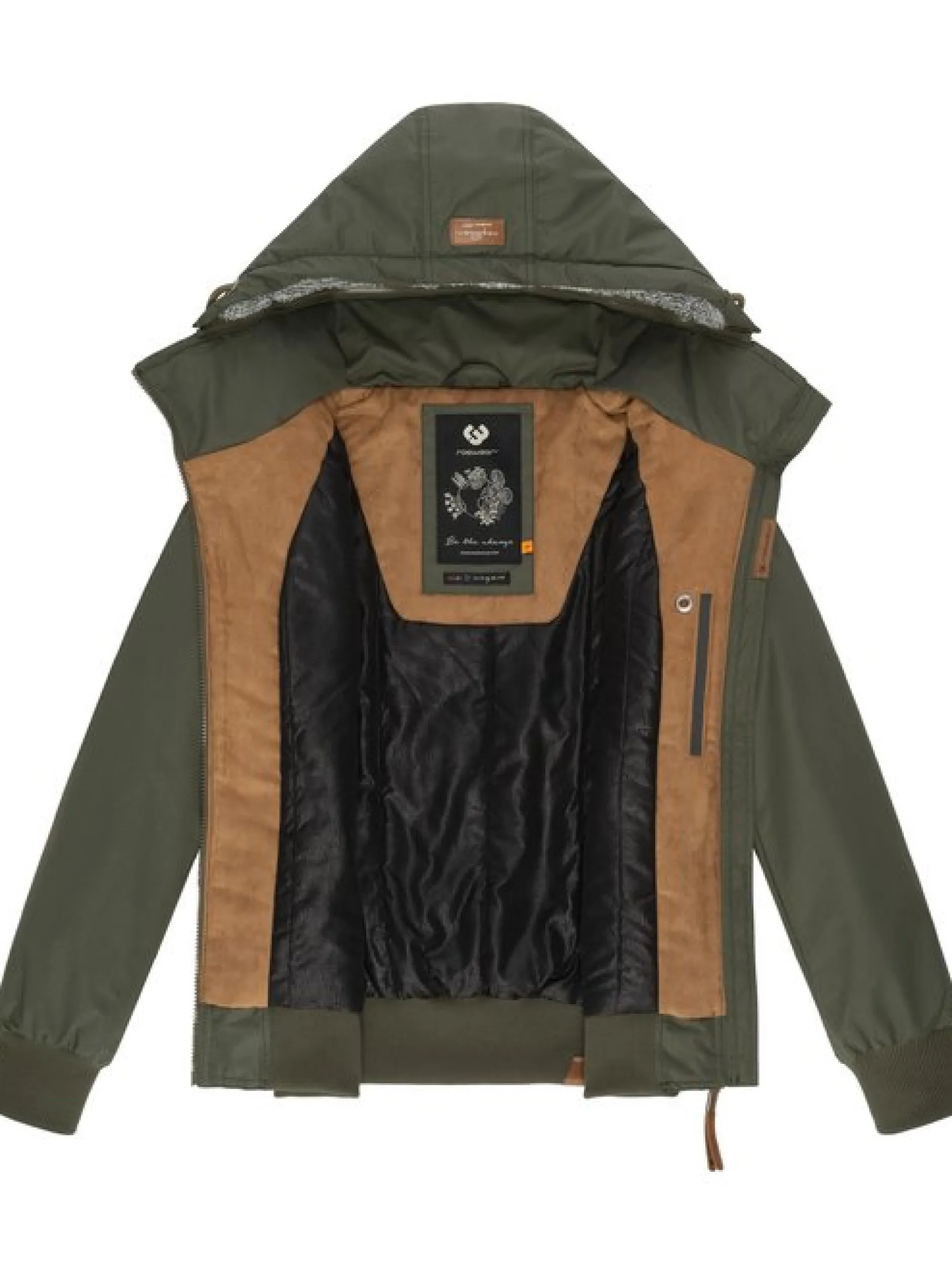 Ragwear Damen Winterjacke - Jotty Winter in oliv