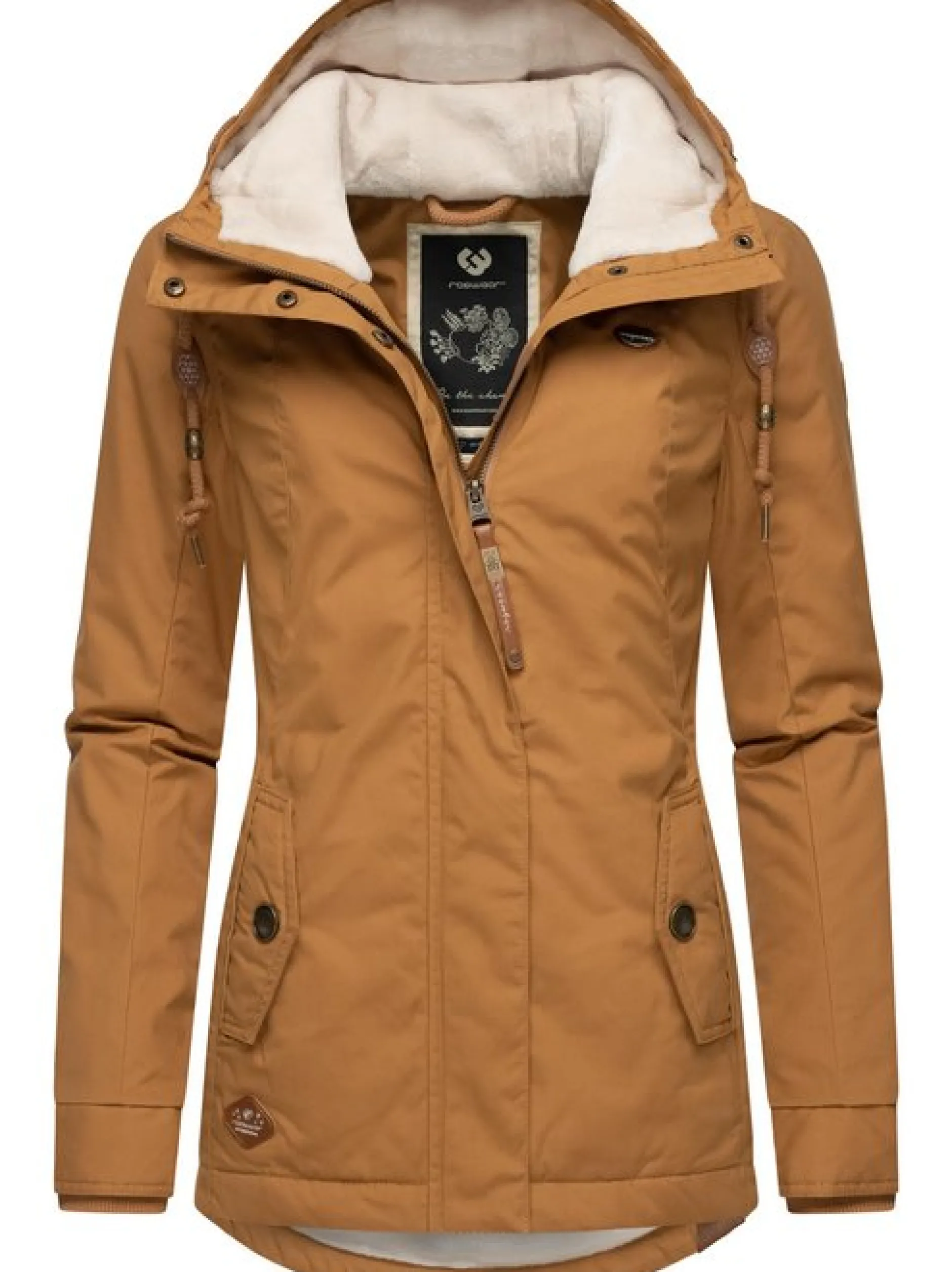 Ragwear Damen Winterjacke - Monade in braun