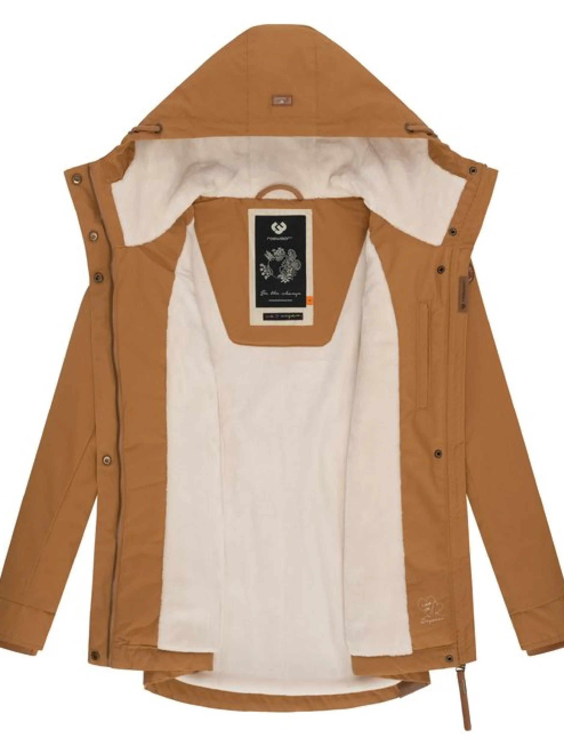 Ragwear Damen Winterjacke - Monade in braun