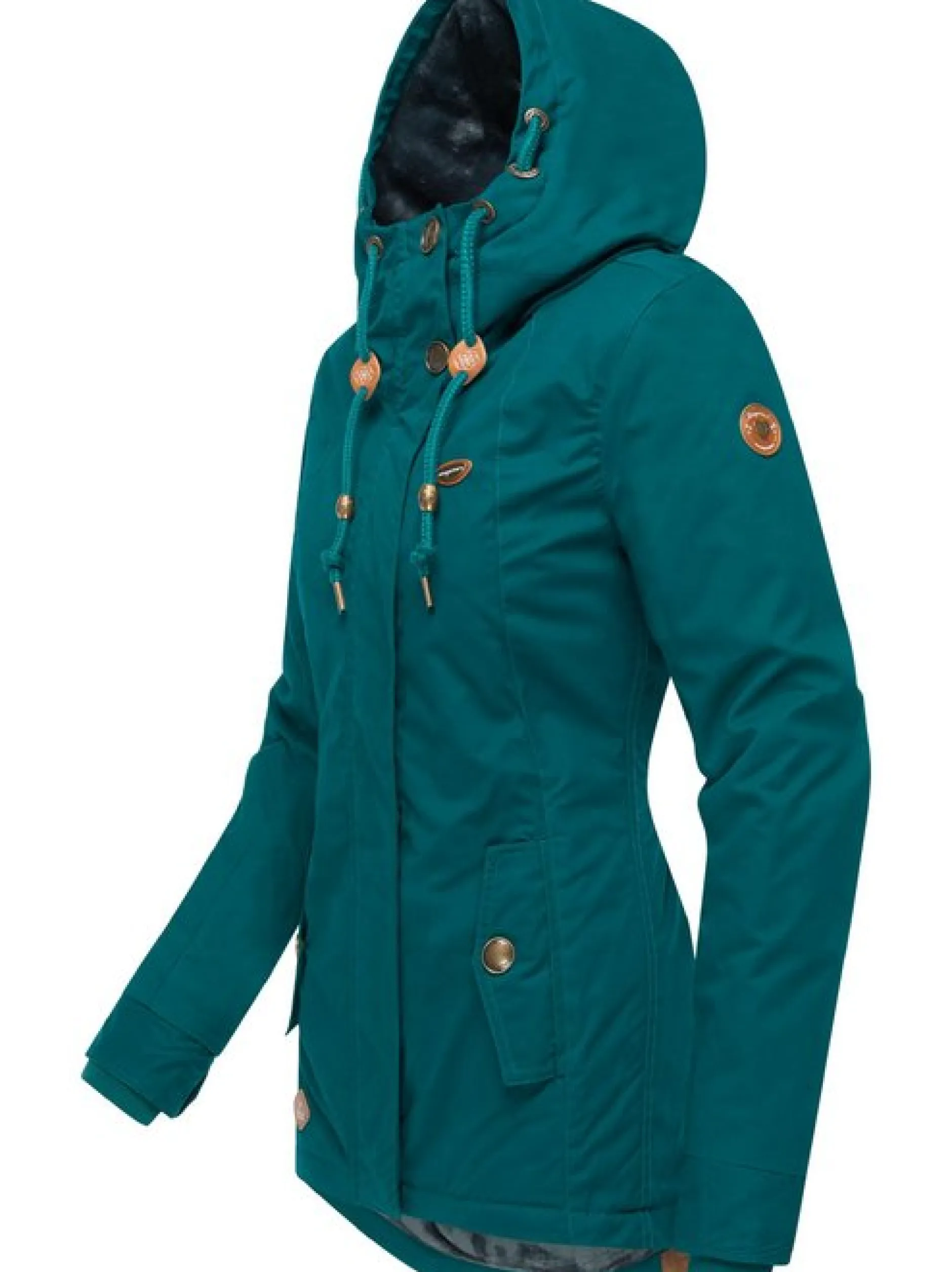 Ragwear Damen Winterjacke - Monade in petrol