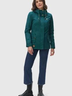 Ragwear Damen Winterjacke - Monade in petrol