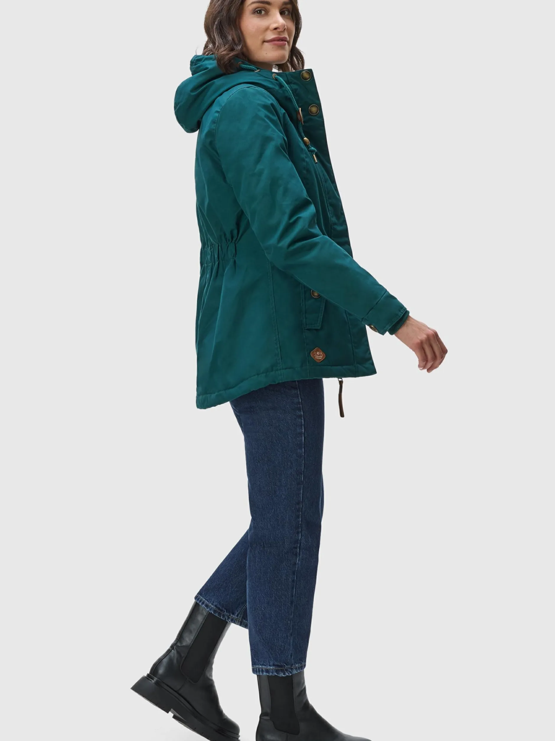 Ragwear Damen Winterjacke - Monade in petrol