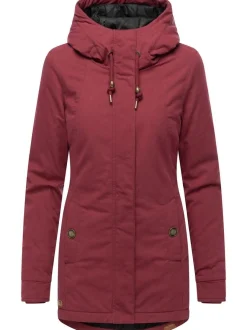Ragwear Damen Winterjacke - Monadena Parka YOUMODO in bordeaux