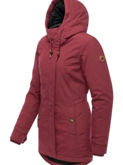 Ragwear Damen Winterjacke - Monadena Parka YOUMODO in bordeaux