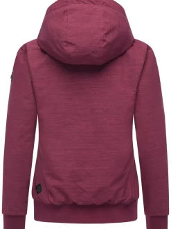 Ragwear Damen Winterjacke - Nuggie Melange in bordeaux