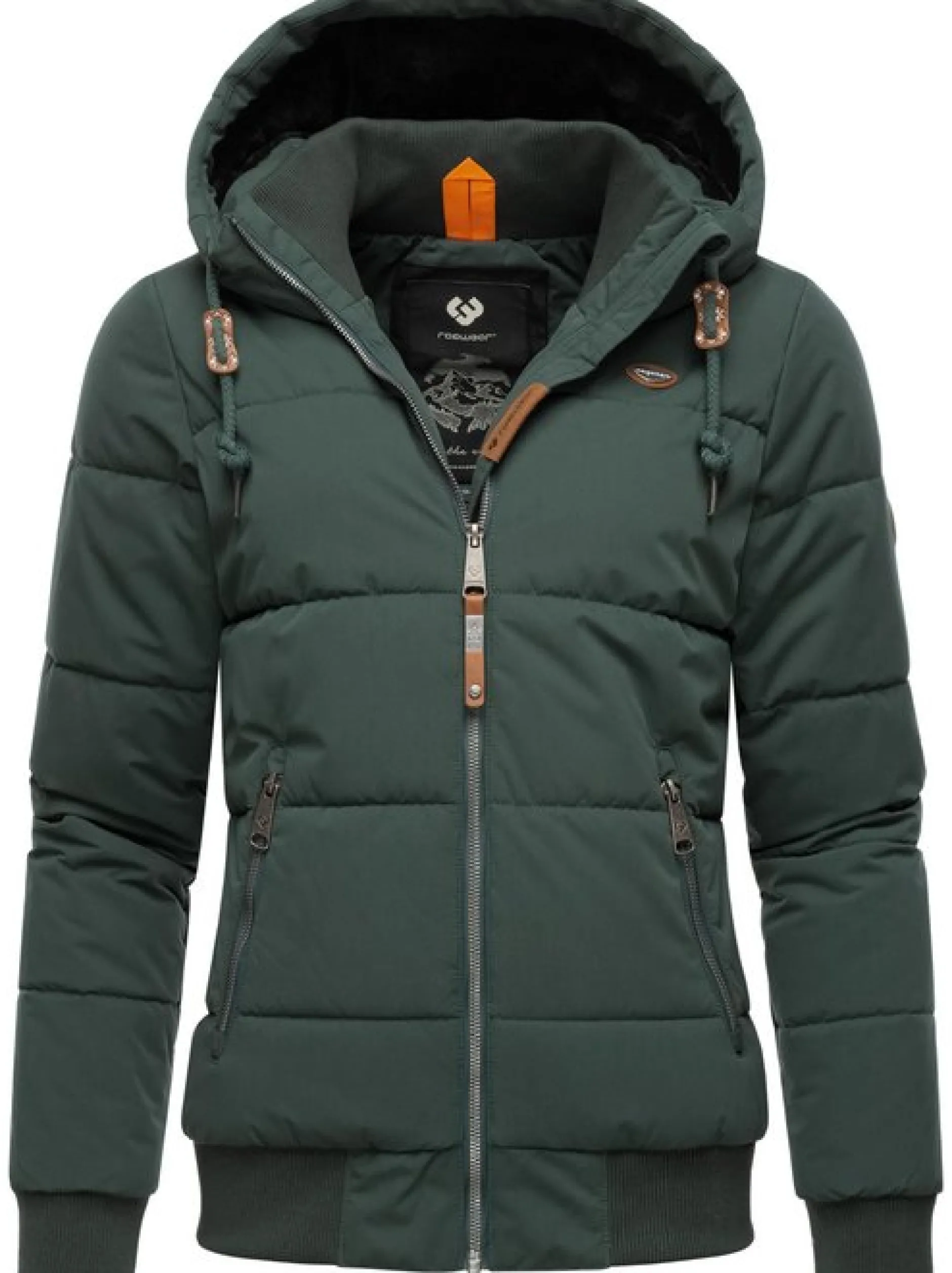 Ragwear Damen Winterjacke - Nuggys Solid in grün
