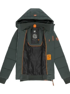 Ragwear Damen Winterjacke - Nuggys Solid in grün