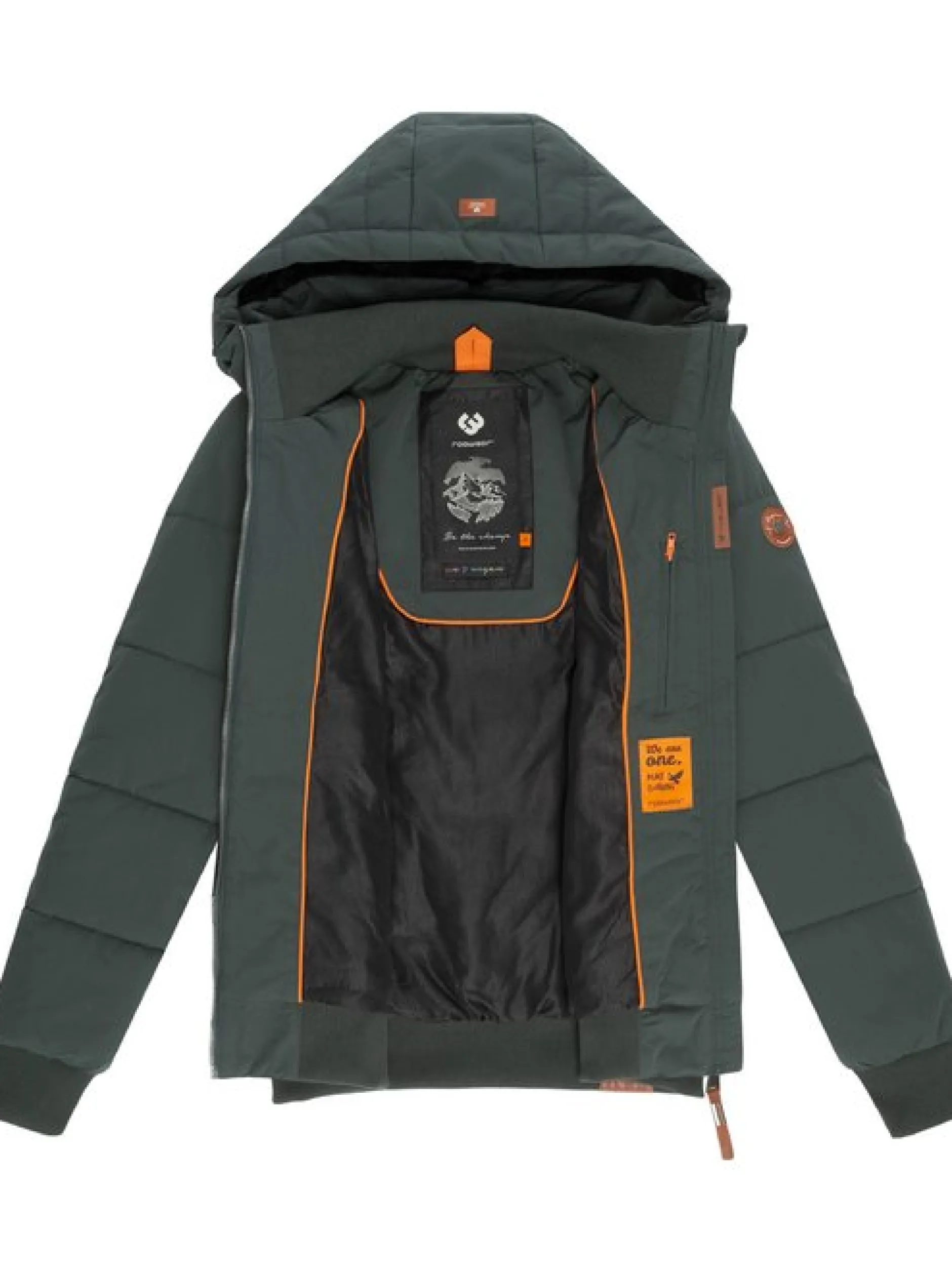 Ragwear Damen Winterjacke - Nuggys Solid in grün