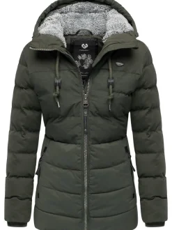 Ragwear Damen Winterjacke - Quantic in oliv