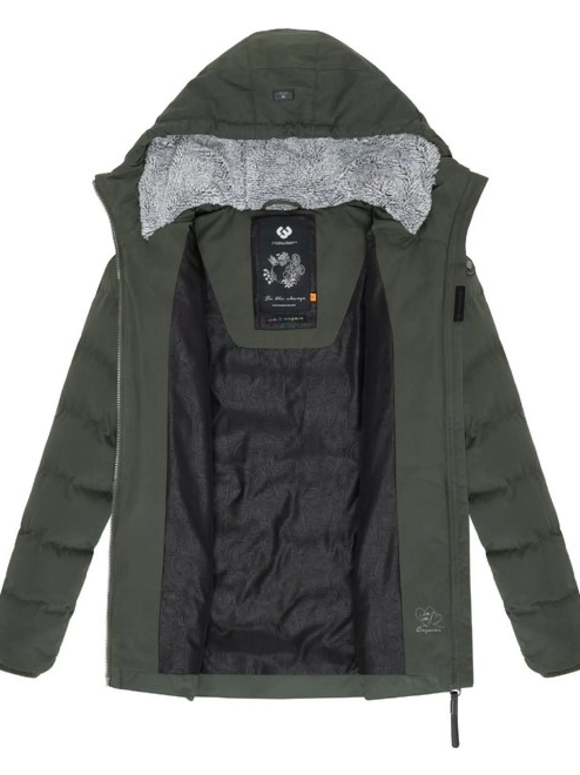 Ragwear Damen Winterjacke - Quantic in oliv