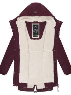 Ragwear Damen Winterjacke - YM-Canny in bordeaux
