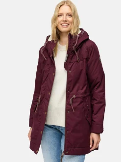 Ragwear Damen Winterjacke - YM-Canny in bordeaux