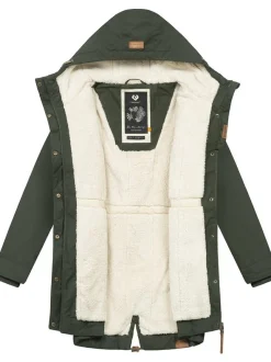 Ragwear Damen Winterjacke - YM-Canny in oliv