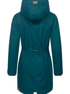 Ragwear Damen Winterjacke - YM-Canny in petrol