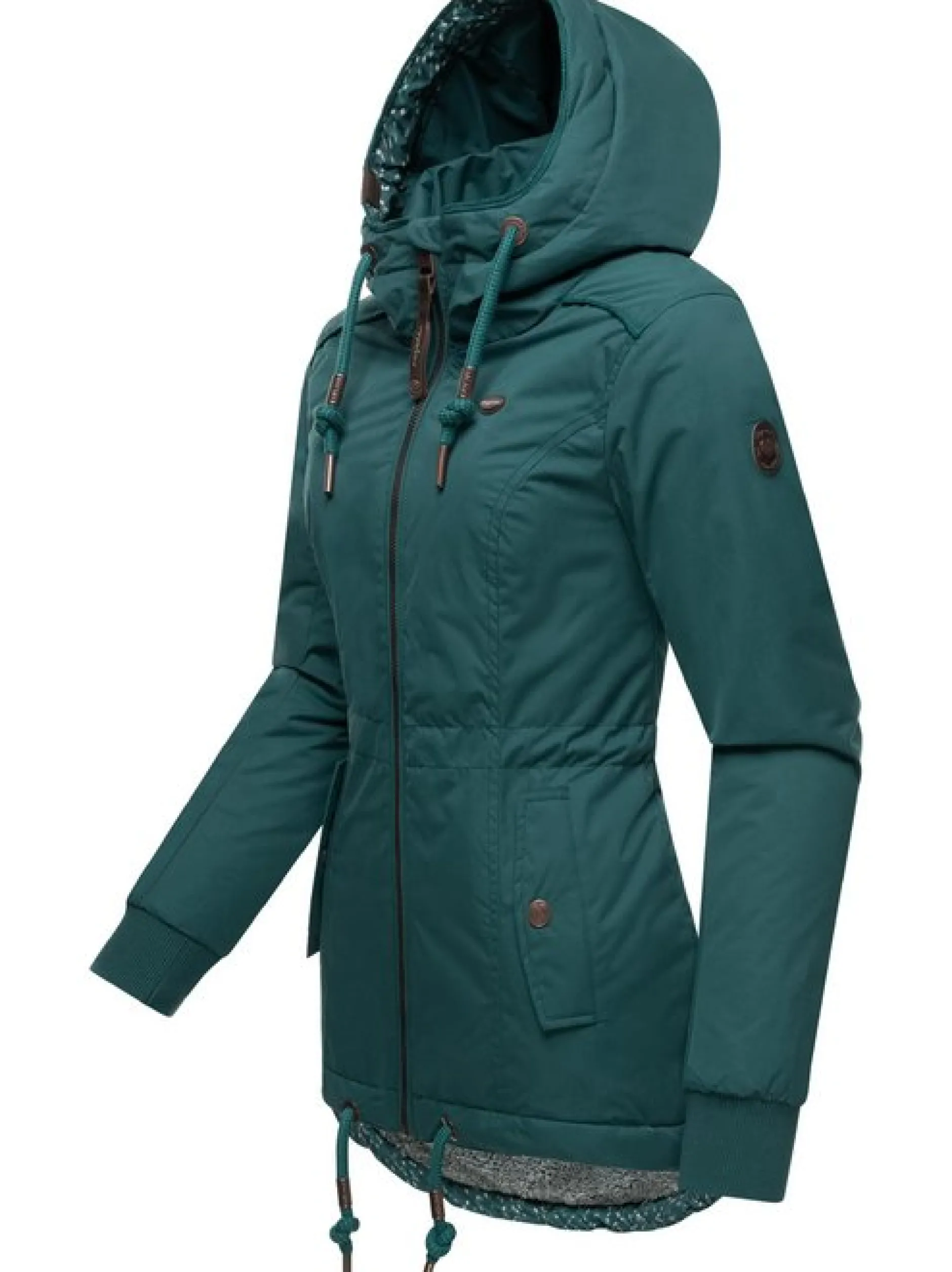 Ragwear Damen Winterjacke - YM-Danka in grün
