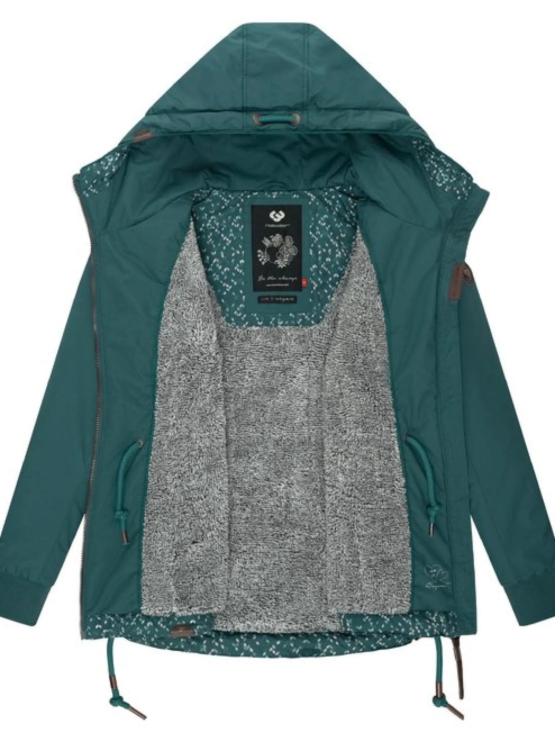 Ragwear Damen Winterjacke - YM-Danka in grün