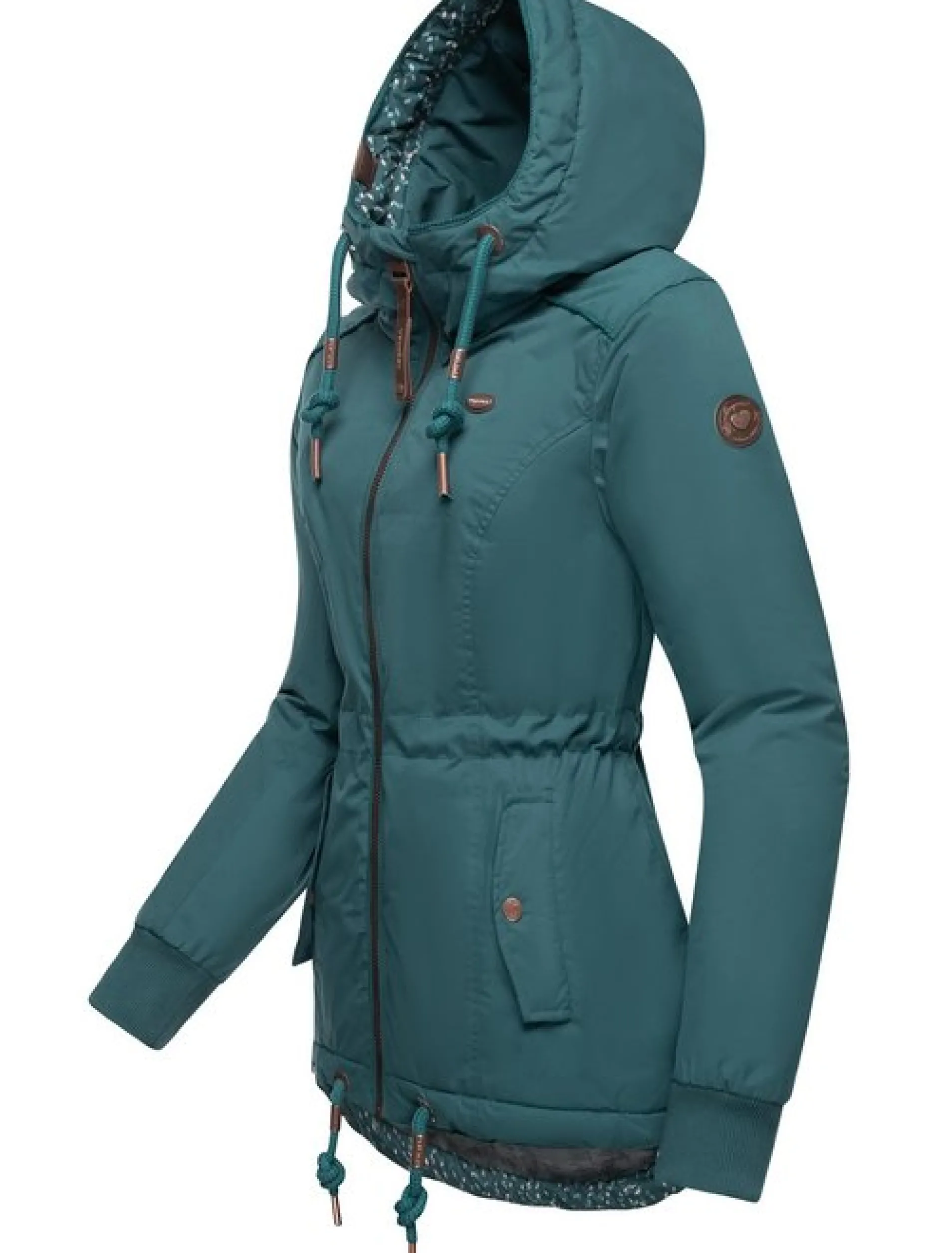 Ragwear Damen Winterjacke - YM-Danka in petrol