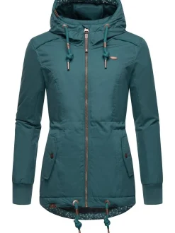 Ragwear Damen Winterjacke - YM-Danka in petrol