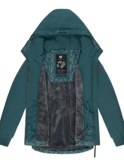 Ragwear Damen Winterjacke - YM-Danka in petrol