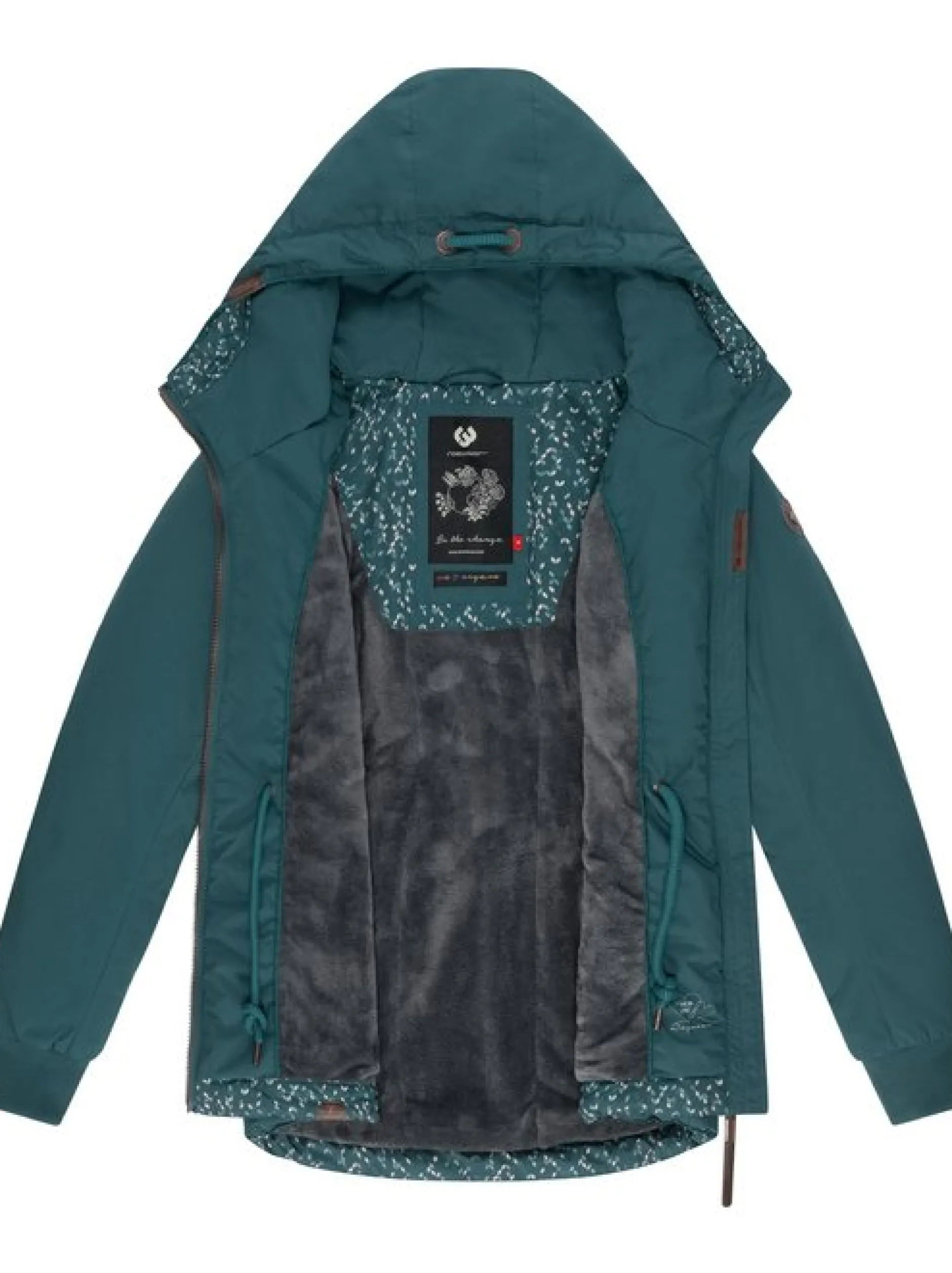 Ragwear Damen Winterjacke - YM-Danka in petrol