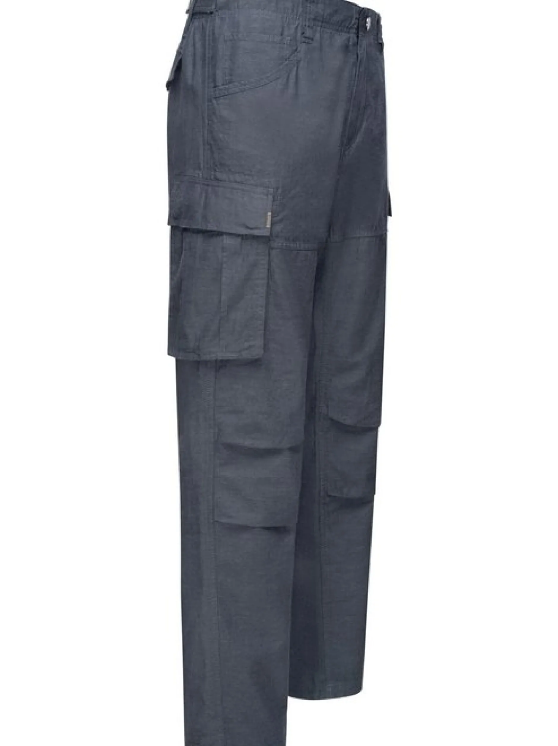 Ragwear Herren Cargohose - Merly Long Linen in blau