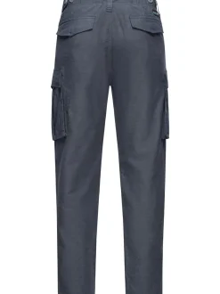 Ragwear Herren Cargohose - Merly Long Linen in blau