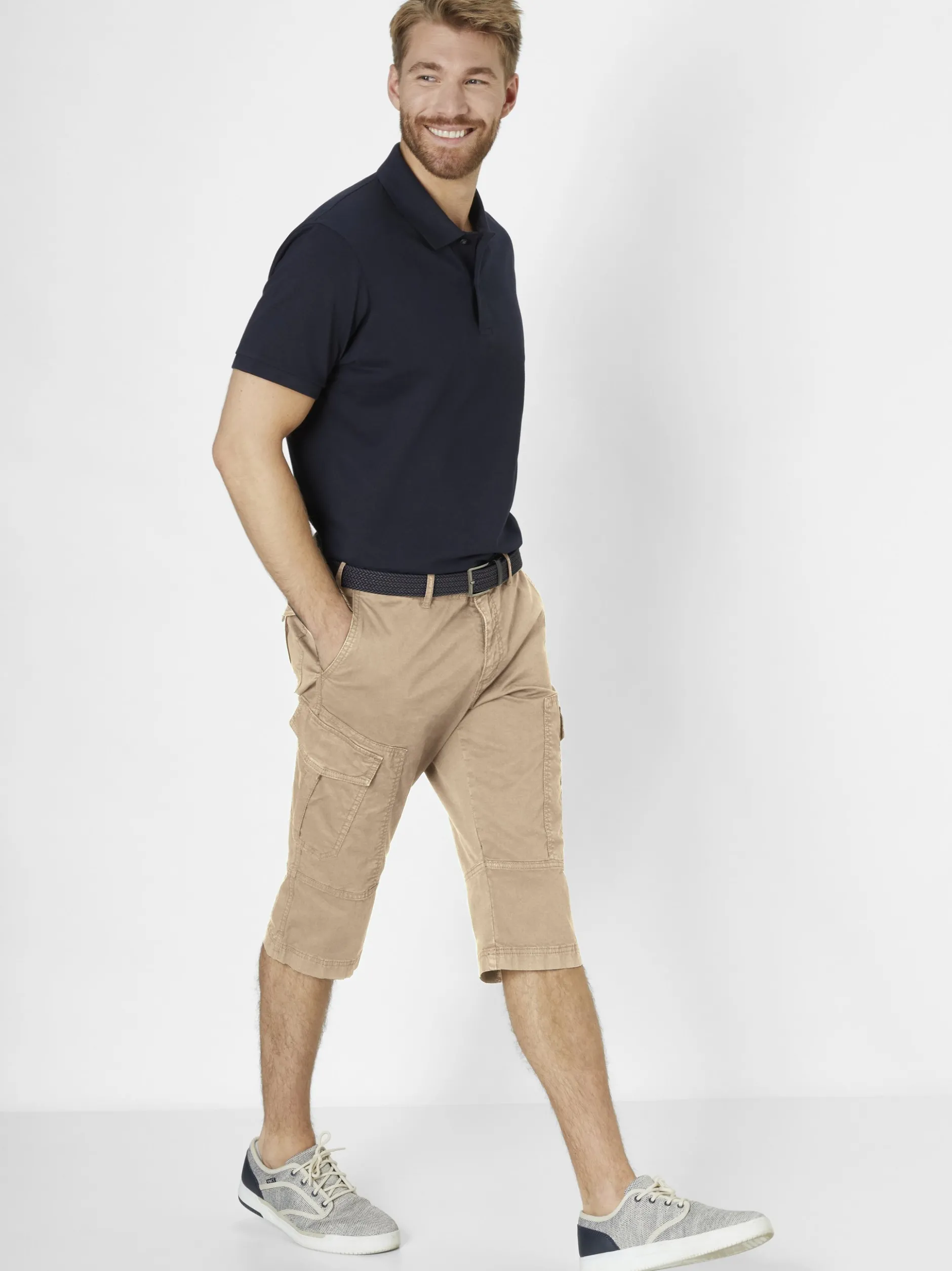 Redpoint Herren Bermuda - Kelowna Comfort Fit in beige