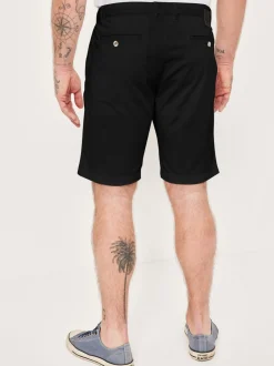 Redpoint Herren Bermuda - Surrey Slim Fit in schwarz