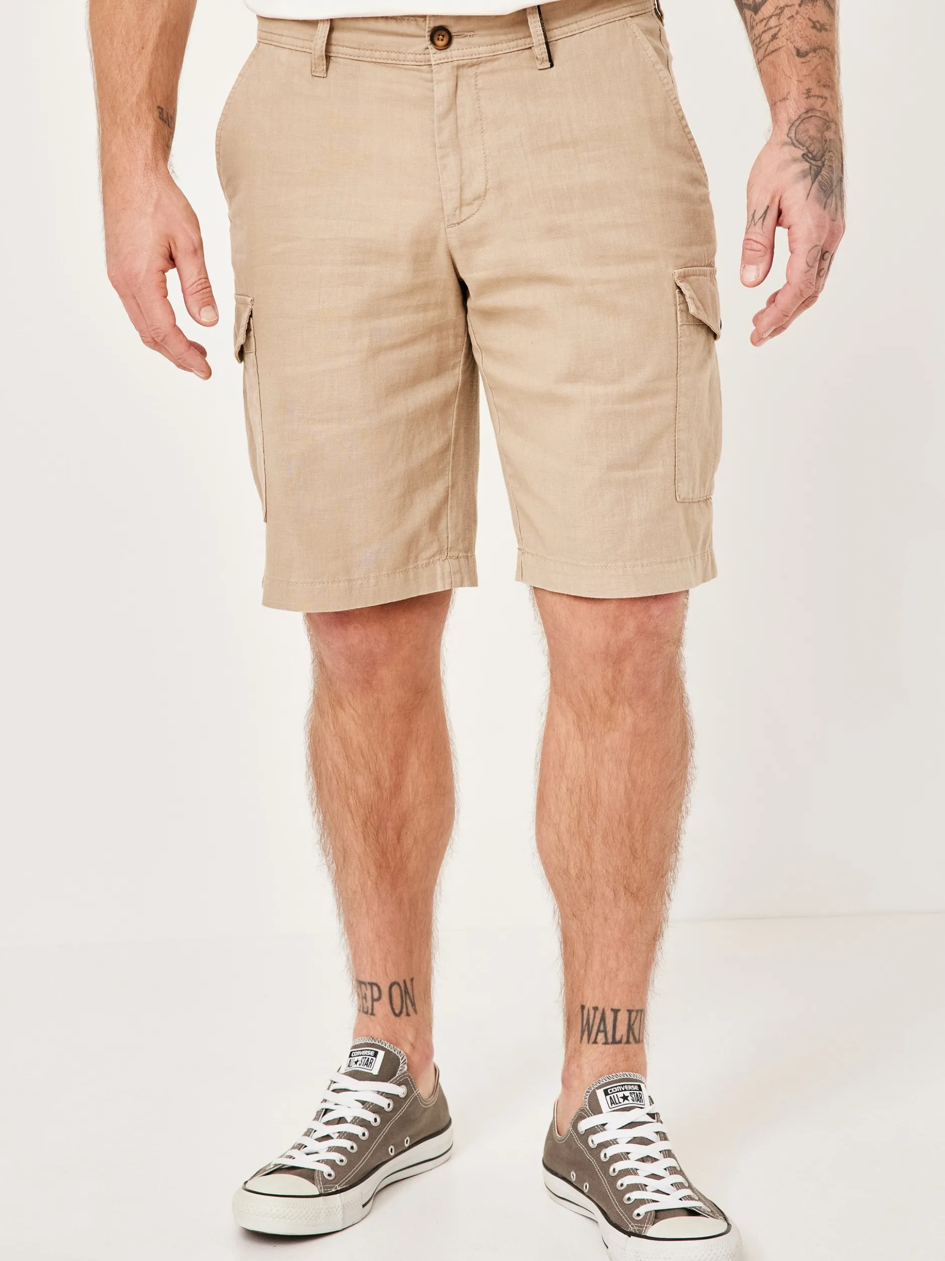 Redpoint Herren Cargobermuda - VANCOUVER Regular Fit in beige