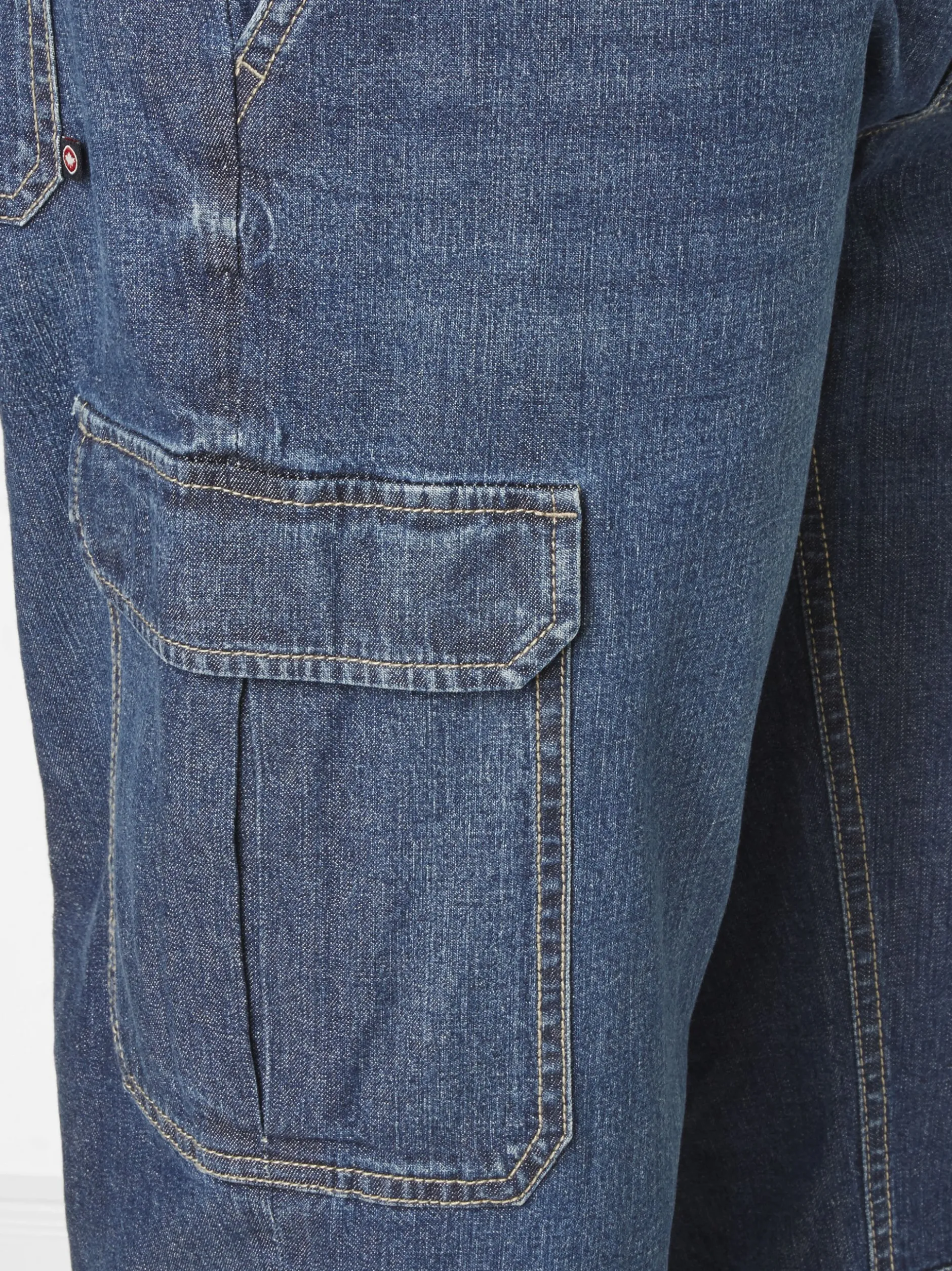 Redpoint Herren Cargojeans - Jordy Regular Fit in dark stone