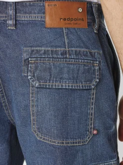 Redpoint Herren Cargojeans - Jordy Regular Fit in dark stone