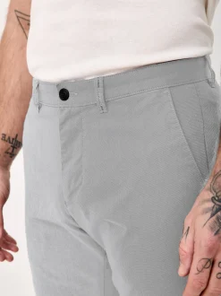 Redpoint Herren Chino - JASPER Slim Fit in hellgrau