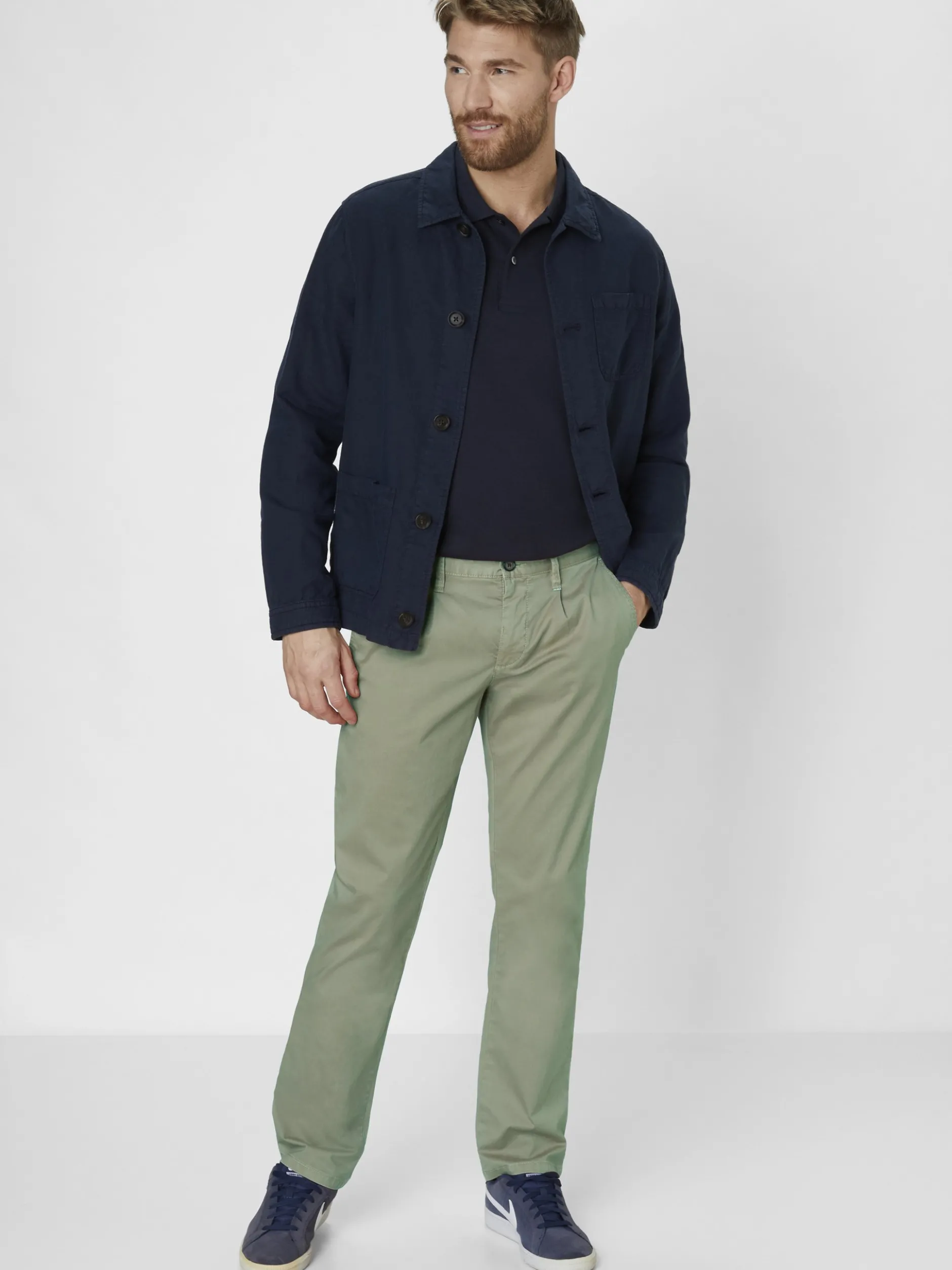 Redpoint Herren Chino - JASPER Slim Fit in khaki