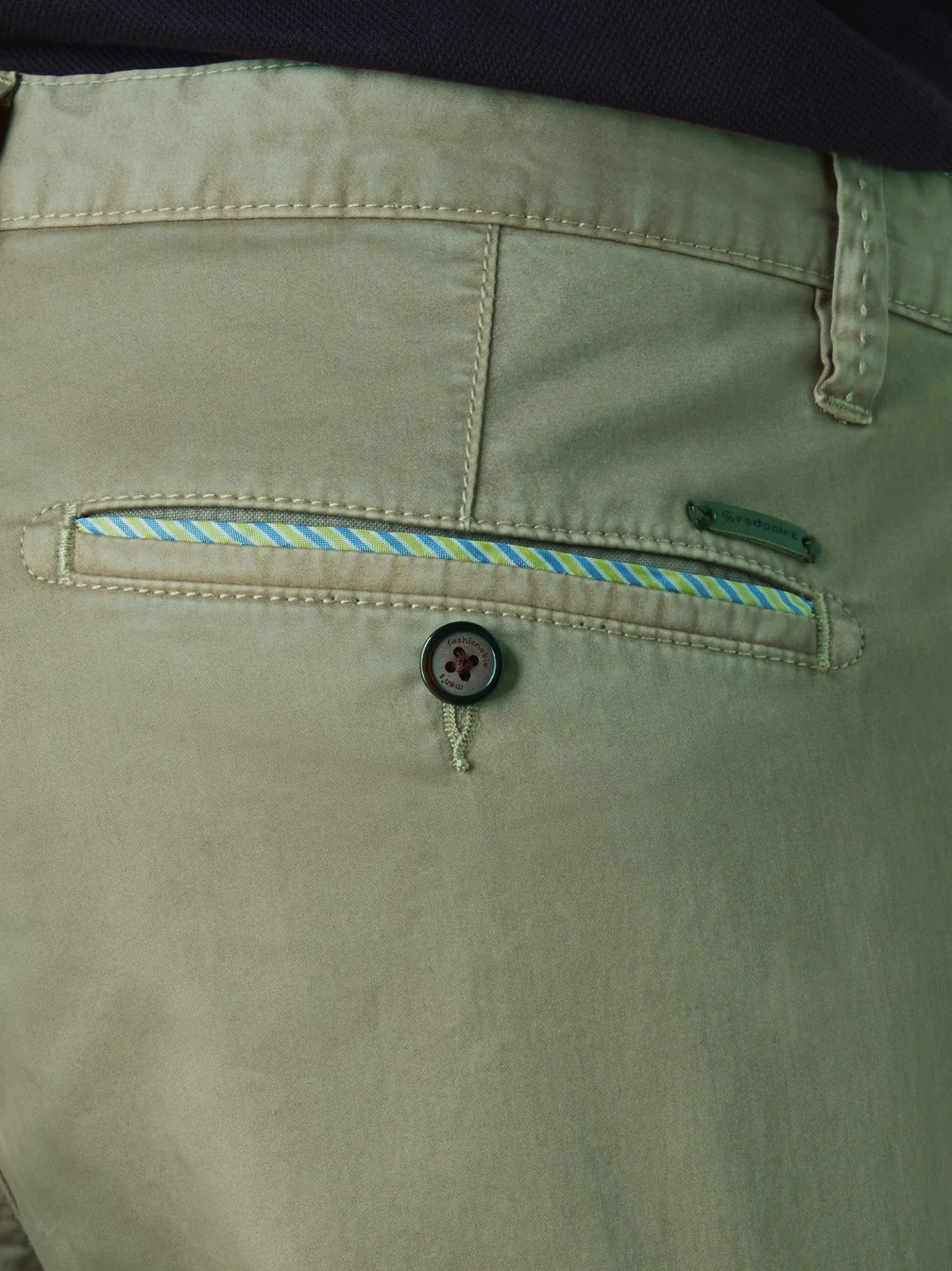 Redpoint Herren Chino - JASPER Slim Fit in khaki