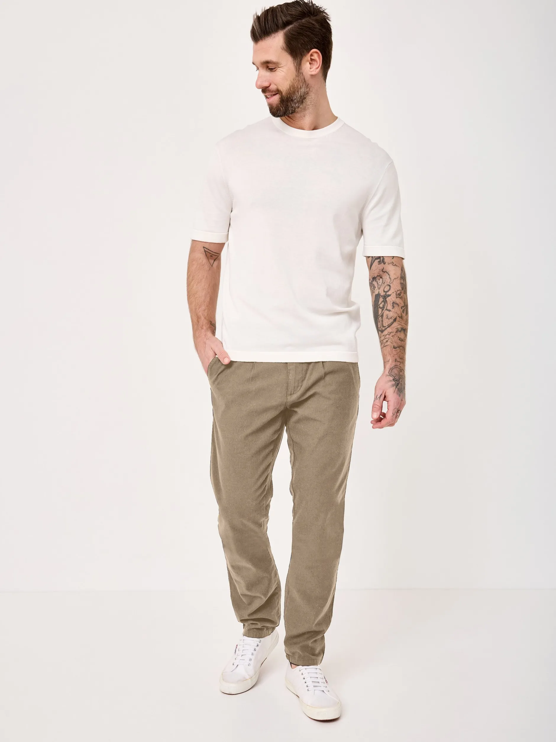 Redpoint Herren Chino - JASPER Slim Fit in khaki