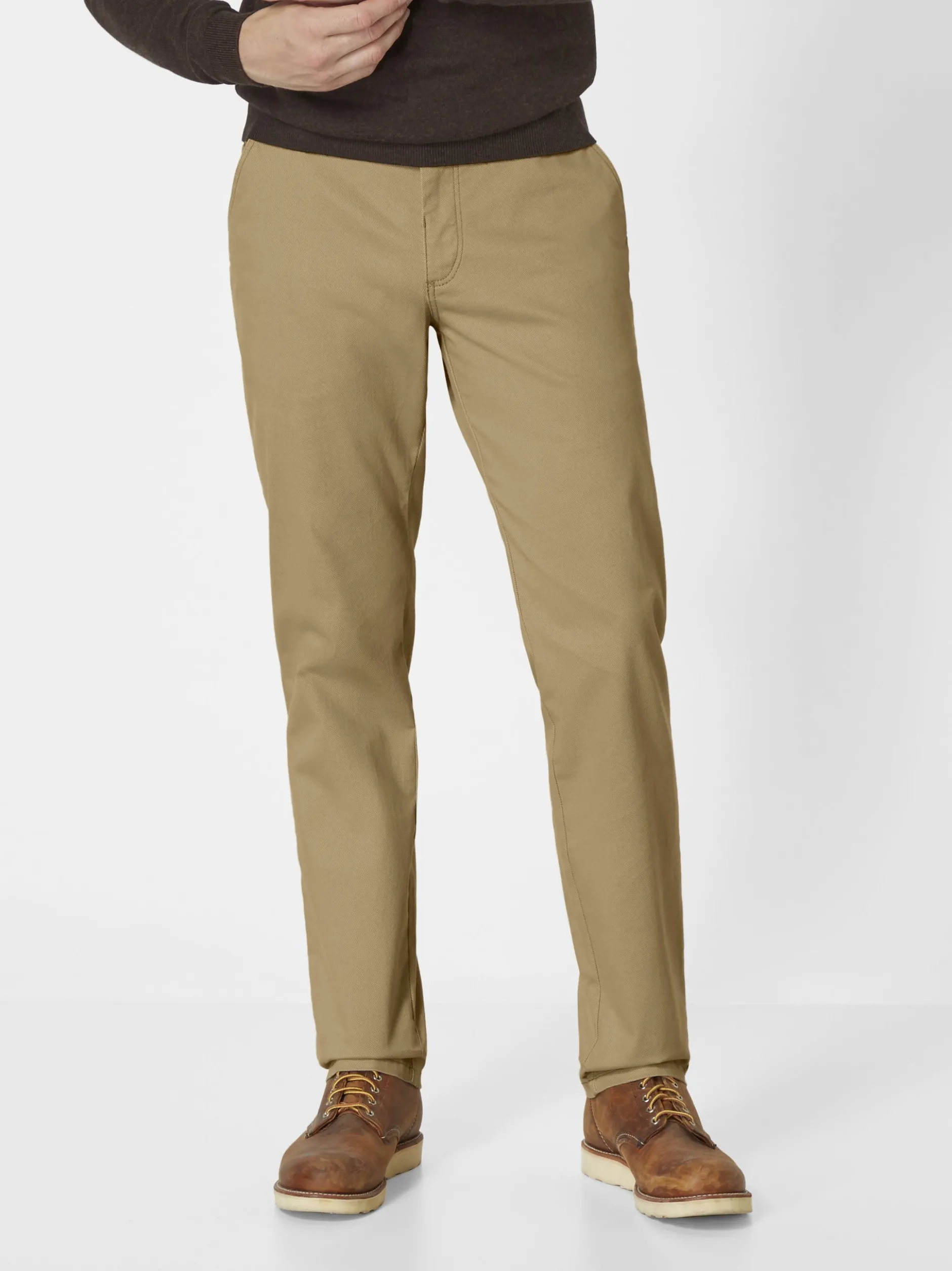 Redpoint Herren Chino - ODESSA Straight Fit in beige
