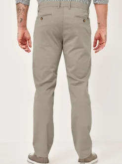 Redpoint Herren Chino - ODESSA Straight Fit in kitt