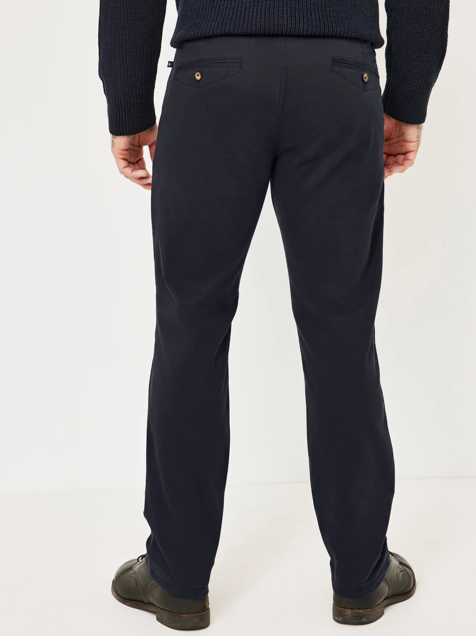 Redpoint Herren Chino - ODESSA THERMO Straight Fit in marine
