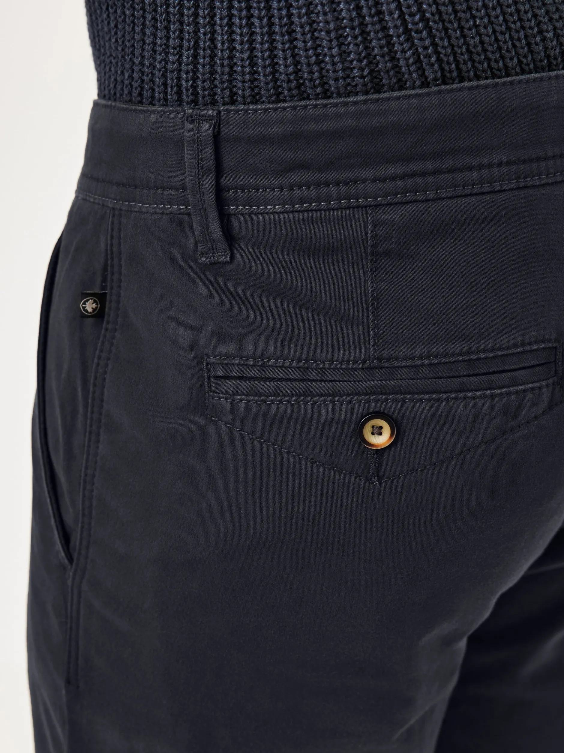 Redpoint Herren Chino - ODESSA THERMO Straight Fit in marine