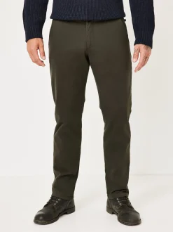 Redpoint Herren Chino - ODESSA THERMO Straight Fit in oliv