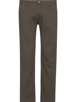 Redpoint Herren Chino - ODESSA THERMO Straight Fit in oliv