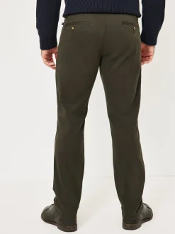 Redpoint Herren Chino - ODESSA THERMO Straight Fit in oliv