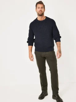 Redpoint Herren Chino - ODESSA THERMO Straight Fit in oliv